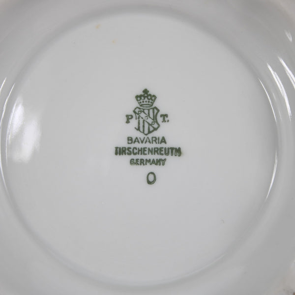 Tirschenreuth Bowl Plate Gold Pink Multi Color Bavaria 6.5 x 2 Bowl Plate