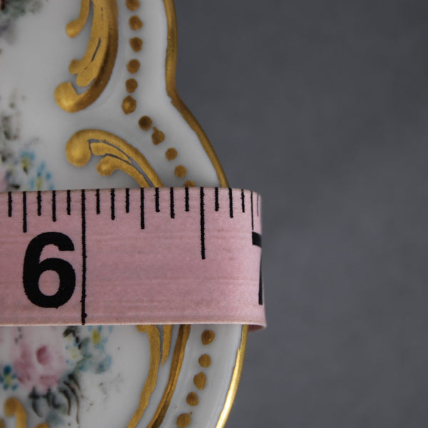 Tirschenreuth Bowl Plate Gold Pink Multi Color Bavaria 6.5 x 2 Bowl Plate