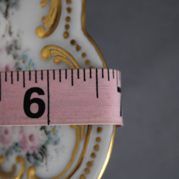 Tirschenreuth Bowl Plate Gold Pink Multi Color Bavaria 6.5 x 2 Bowl Plate