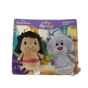 Hallmark Itty Bittys The Jungle Book Mowgli & Baloo Plush Dolls