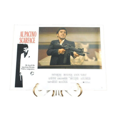 Al Pacino Scarface 1983 Universal Studio 8 X 11 Machine Gun Scene Photograph