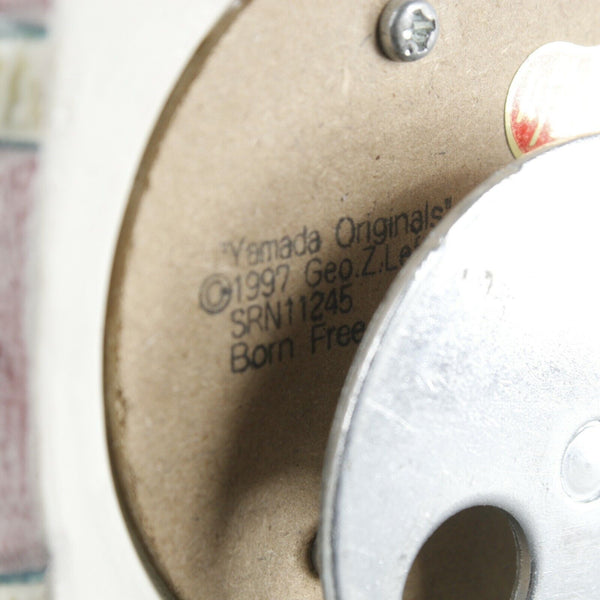 Lefton 1997 Yamada 4" White Pink Yellow Green Born Free Music Box