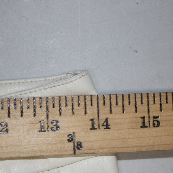 LBLC Pant The Label Sz S x 27.5  White Pockets Ankle 100% Polyester Pant