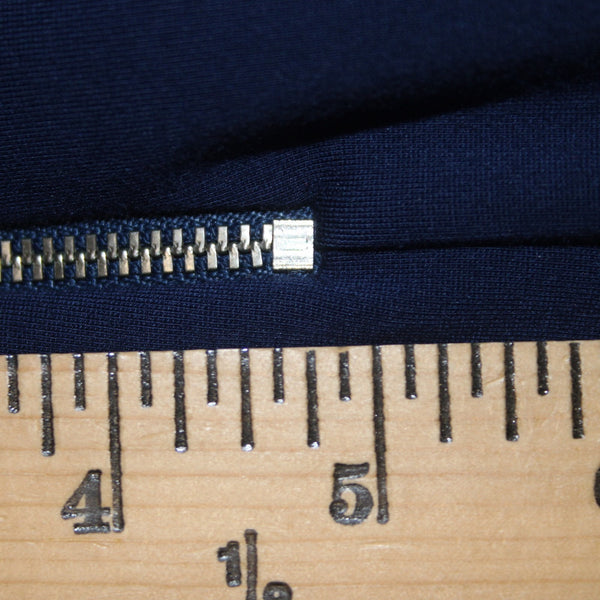 J Crew Dress Sz 2 Navy Blue Zipper Pencil Viscose Nylon Elastane Dress