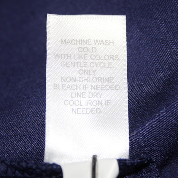 J Jill Dress Sz M Navy Blue Short Sleeve Pockets Maxi Rayon Spandex Dress