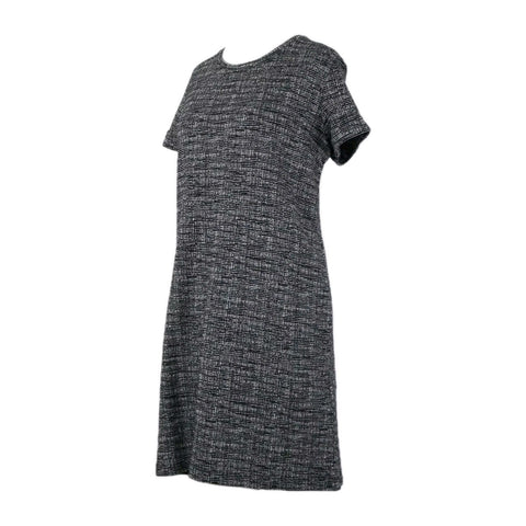 Rachel Zoe NEW Sz M Black White Short Sleeve Unlined Cotton Polyester Dress
