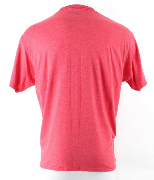Marvel Mad Eng Sz XL Red Multi Spider Man Cotton Blend Short Sleeve T Shirt