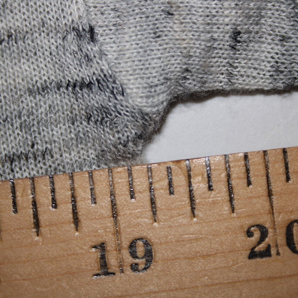 Max Studio Philomene NEW Sz XS Gray Multi Color Pockets Acrylic Nylon Linen Top