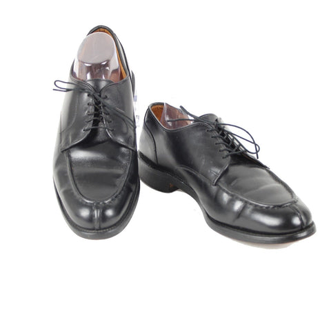 Allen Edmonds Bradley Sz 10 Black Lace Up Leather Upper Inner Dress Shoe