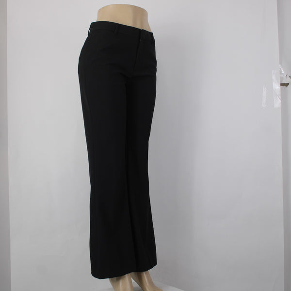 Banana Republic Pant NEW $100 Bootcut Fit Sz 4P x 31 Black Poly Spandex Pant