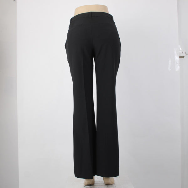 Banana Republic Pant NEW $100 Bootcut Fit Sz 4P x 31 Black Poly Spandex Pant