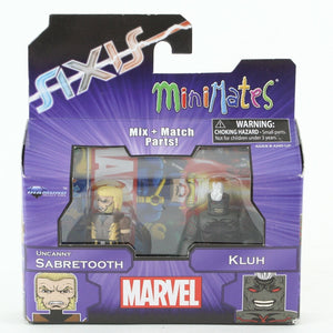 Diamond Select Marvel 2015 Uncanny Sabretooth & Kluh MiniMates Figures