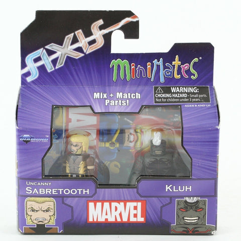 Diamond Select Marvel 2015 Uncanny Sabretooth & Kluh MiniMates Figures