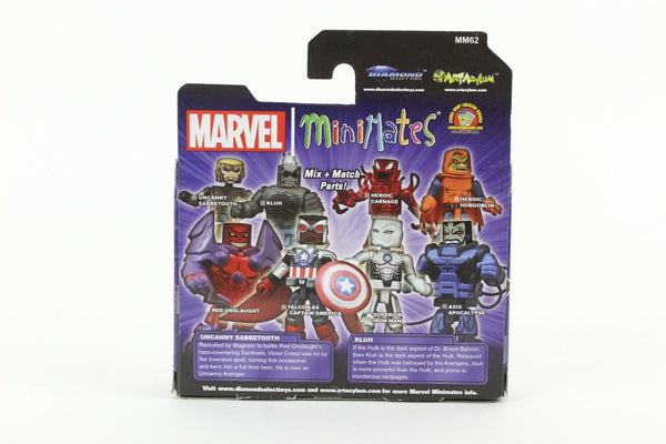 Diamond Select Marvel 2015 Uncanny Sabretooth & Kluh MiniMates Figures