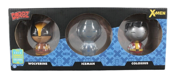 Funko Dorbz NEW Marvel X-Men Wolverine, Iceman, Colossus Figures