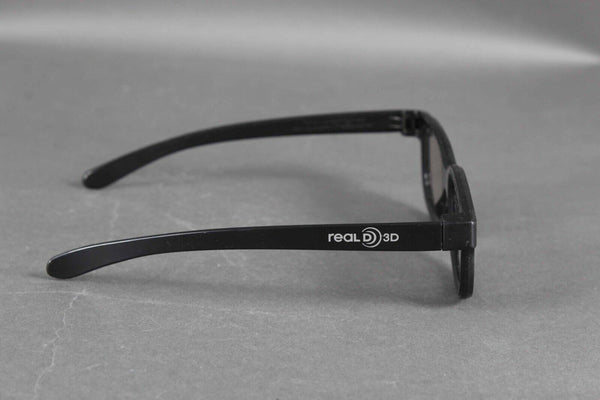 Real D 3D SK1 01 1 Black Plastic 3D Glasses
