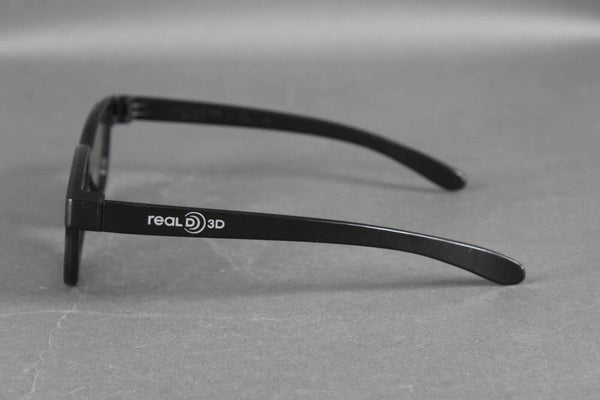 Real D 3D SK1 01 1 Black Plastic 3D Glasses