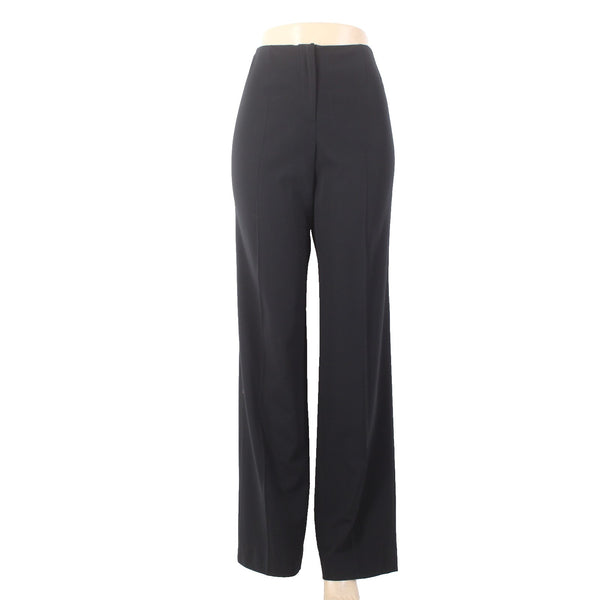 Piazza Sempione Pant Black Straight Leg Dress Pant