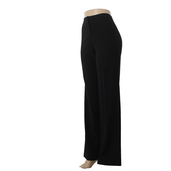 Piazza Sempione Pant Black Straight Leg Dress Pant