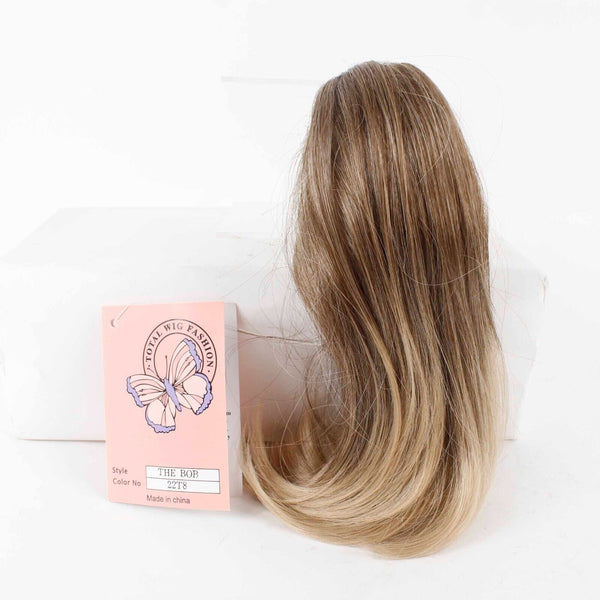Total Wig Fashion Bonita Collection THE BOB NEW Color 22T8 Big Clip Hairpiece
