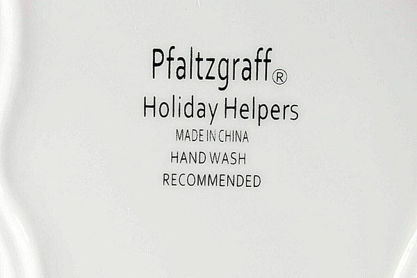 Pfaltzgraff Collectibles NEW Hand Painted 4Pc Holiday Helpers Table Set