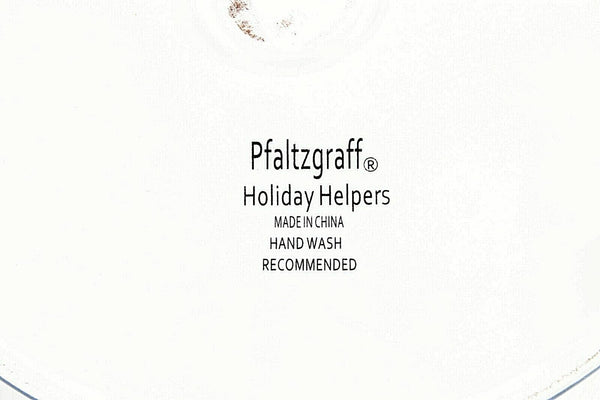Pfaltzgraff Collectibles NEW Hand Painted 4Pc Holiday Helpers Table Set