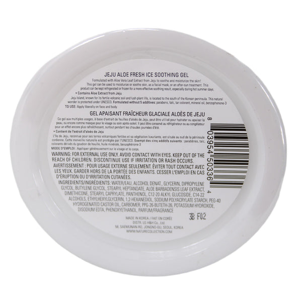 The Face Shop Soothing Gel SEALED Jeju Aloe Ic 300ml 10.1 fl oz Soothing Gel