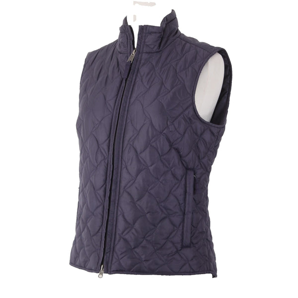 Royal Robbins Vest Sz S Purple Collared Zipper Pockets 100% Polyester Vest