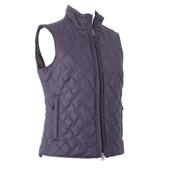 Royal Robbins Vest Sz S Purple Collared Zipper Pockets 100% Polyester Vest