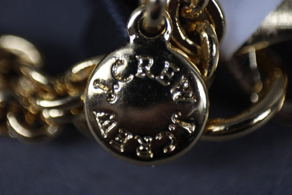 J Crew NEW $40 Goldtone Silver White Tan Tassles 27" Ext. 2" Necklace