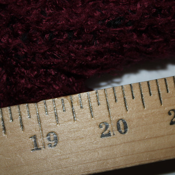 Kensie Sz S Burgundy Red Black Long Sleeve Polyester Acrylic Wrap Sweater