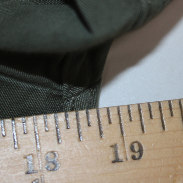 Top Ship Jacket Sz 4 Green Pockets Collared Denim 100% Cotton AS IS Jacket