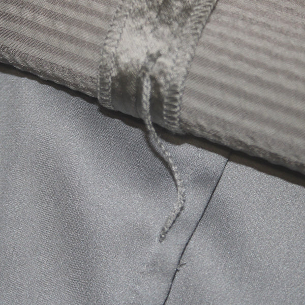 Theory Dress Sz 10 Gray Silver Lined Acetate Wool Viscose Polyester Dress