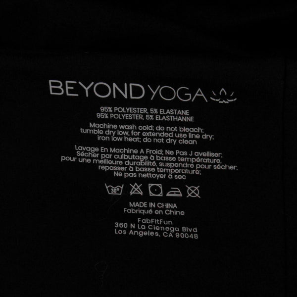 Beyong Yoga Dark Brown Hidden Zip Multiple Ways To Wear Polyester Elastane Scarf