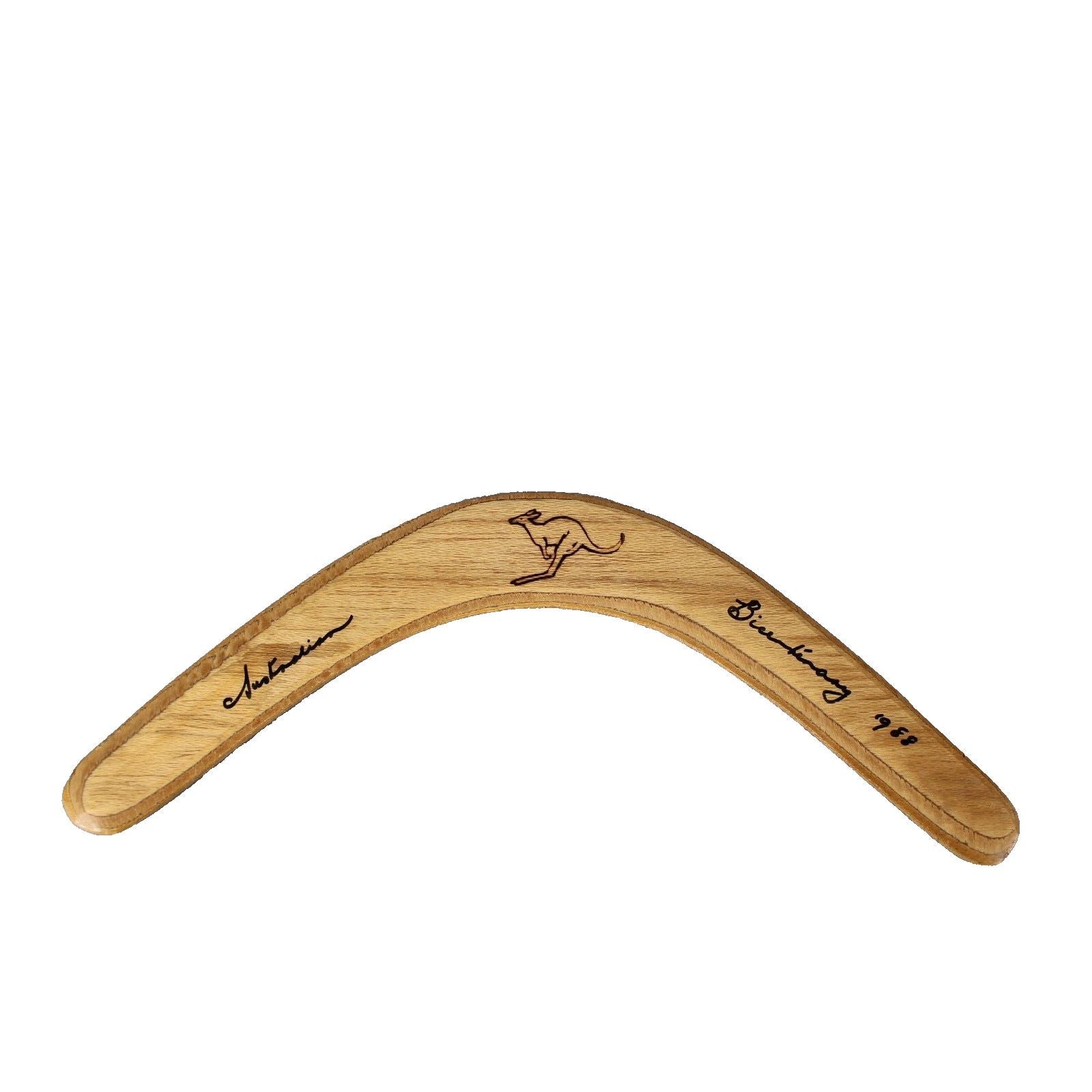 Australian Made Hand Crafted Wood Kangaroo 13" Boomerang
