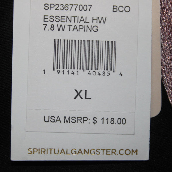 Spiritual Gangster AW Pant NEW $118 Essential Sz XL x 27 Black Camo Pink White