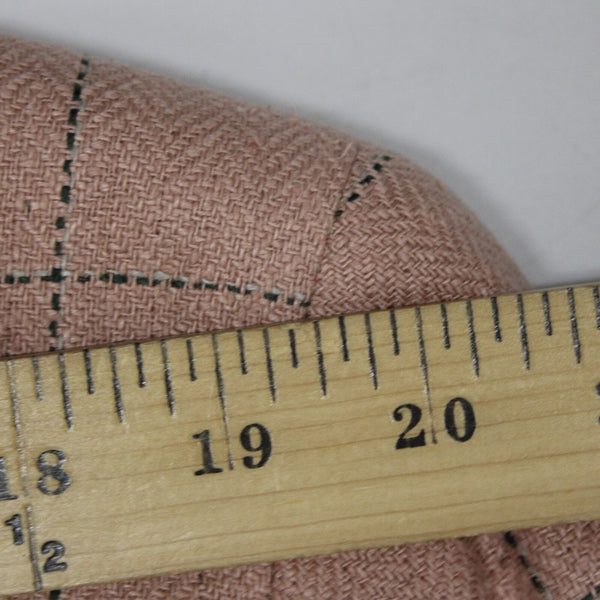 Polo Ralph Lauren Sz 41R Pink Green Windowpane Raw Silk Lined 2 Button Jacket