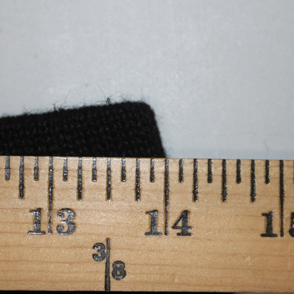 Double D Ranch Skirt Sz M Black Multi Colored Elastic Waist 100% Linen Skirt