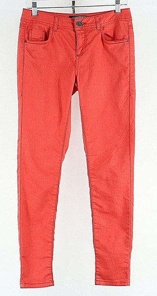 Limited 8 x 29 Reddish Orange Cotton Polyester Spandex Skinny Jeans