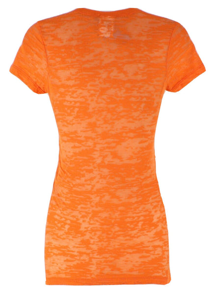 Campus Lifestyle Sz XS Orange Giants 2014 World Series Cotton Burnout Top