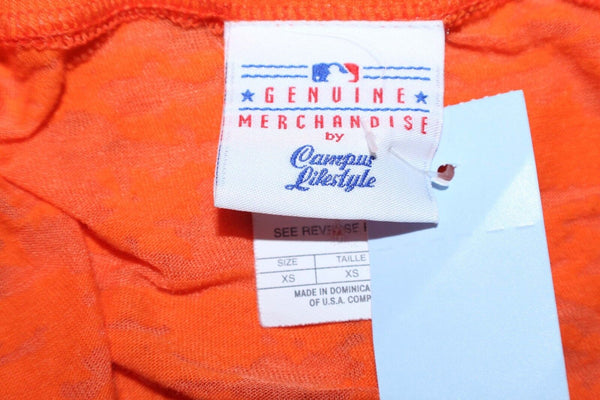 Campus Lifestyle Sz XS Orange Giants 2014 World Series Cotton Burnout Top