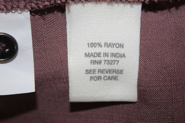 Mudd NEW $36 Sz XS Muted Plum Purple Pink Button Front Pockets 100% Rayon Shirt