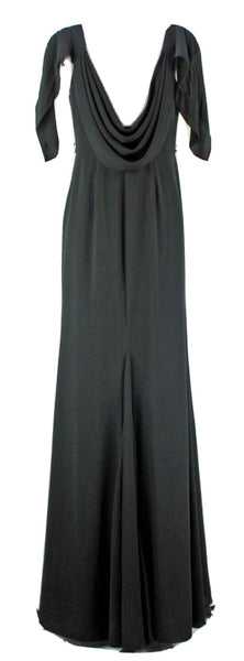 Vera Wang White NEW $178 Sz 2 Black Polyester Cold Shoulder Lined Dress