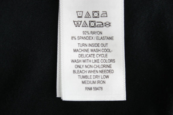 Mercer & Madison NEW Sz M Black A Line Pockets Rayon Blend Dress