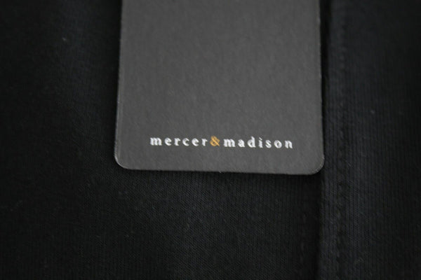 Mercer & Madison NEW Sz M Black A Line Pockets Rayon Blend Dress