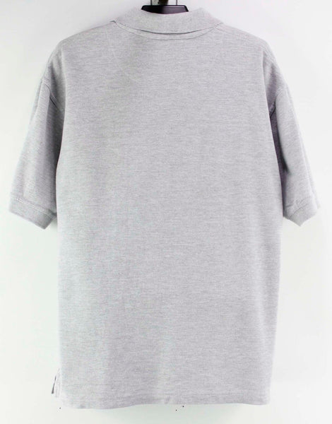 Ultra Club Gray Cotton Blend Short Sleeve Polo Supreme Shirt