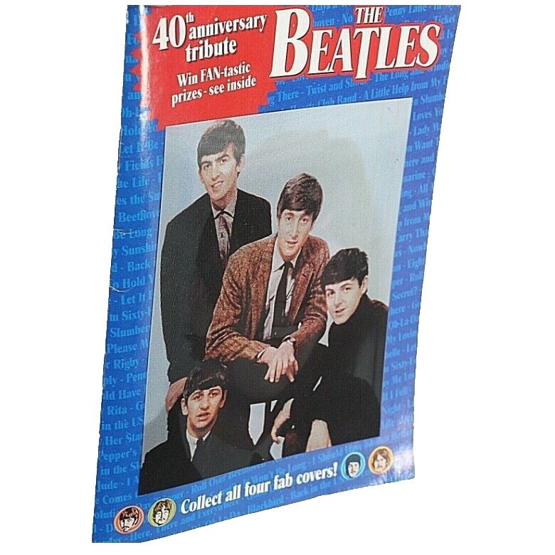The Beatles Hologram Cover Ringo 40th Anniversary Tribute 2003 Mini Mags