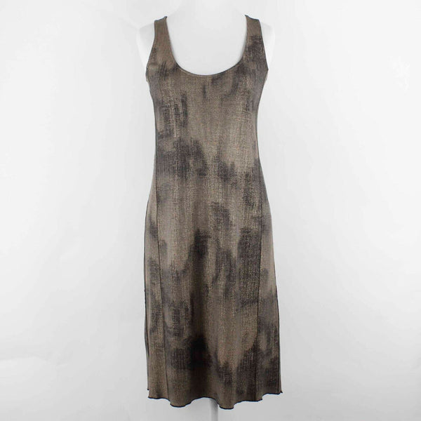Worth NEW $648 Sz 6 Gold Black Doubleface Laminated Cotton Poly Blazer Dress