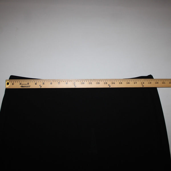 Eileen Fisher NEW $248 Georgette Crepe Sz 1x x 34 Black Slim 100% Silk Pant