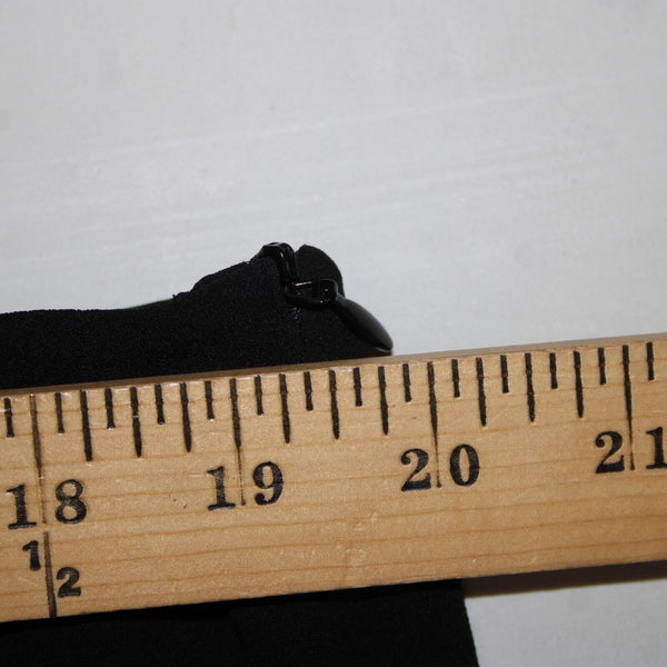 Eileen Fisher NEW $248 Georgette Crepe Sz 1x x 34 Black Slim 100% Silk Pant